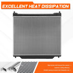 Aluminum OE Style Radiator for Ford E-350 Econoline (1995–1996) DPI-1724