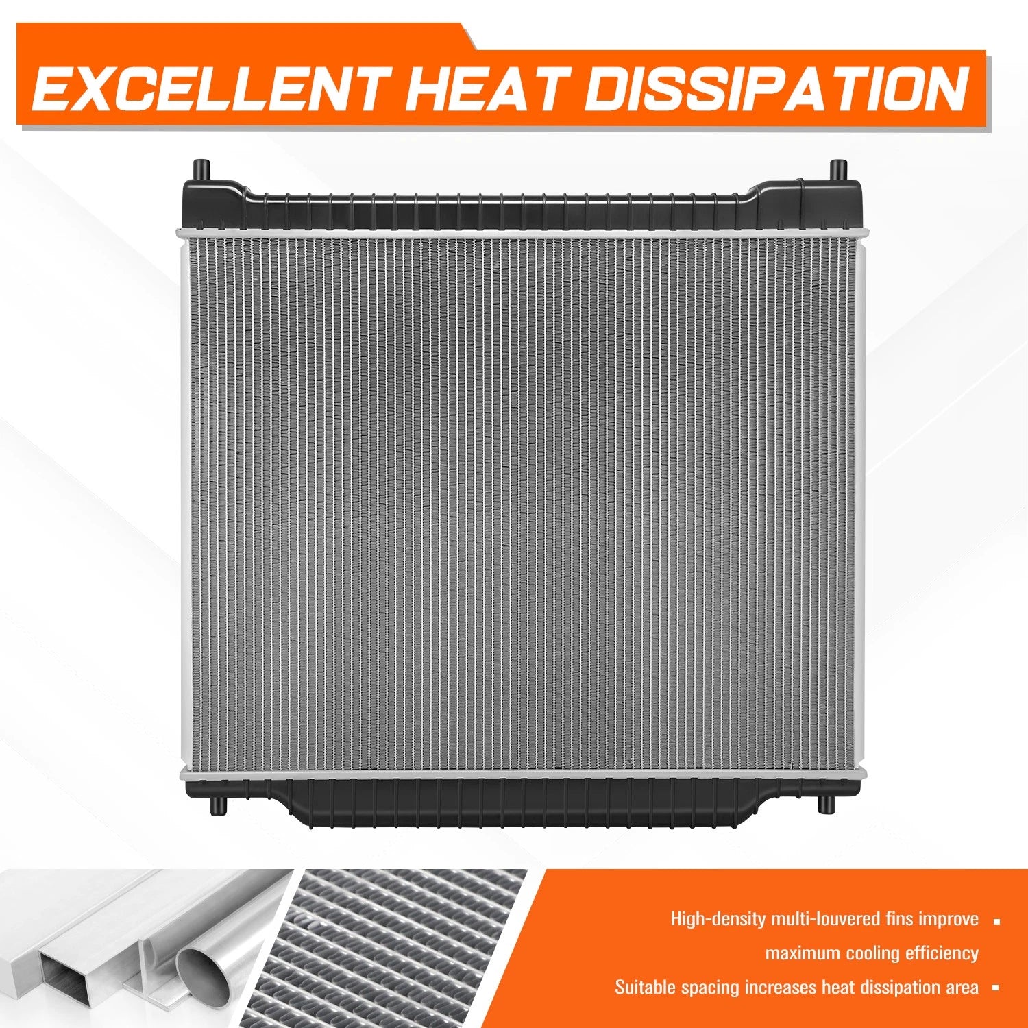 Aluminum OE Style Radiator for Ford E-350 Econoline (1995–1996) DPI-1724