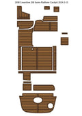 EVA Foam Teak Flooring Pads for Crownline 268 (1998)