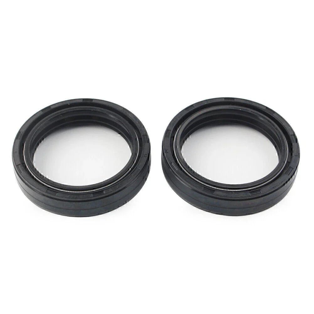 Black 43X55 Motorcycle Front Damper Shock Absorber Fork Seal