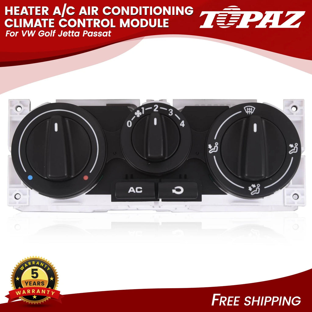 A/C Climate Control Module for VW Golf Jetta Passat 