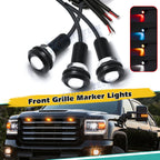 LED Front Grille Bumper Lights with Harness for GMC Sierra 1500 2500HD