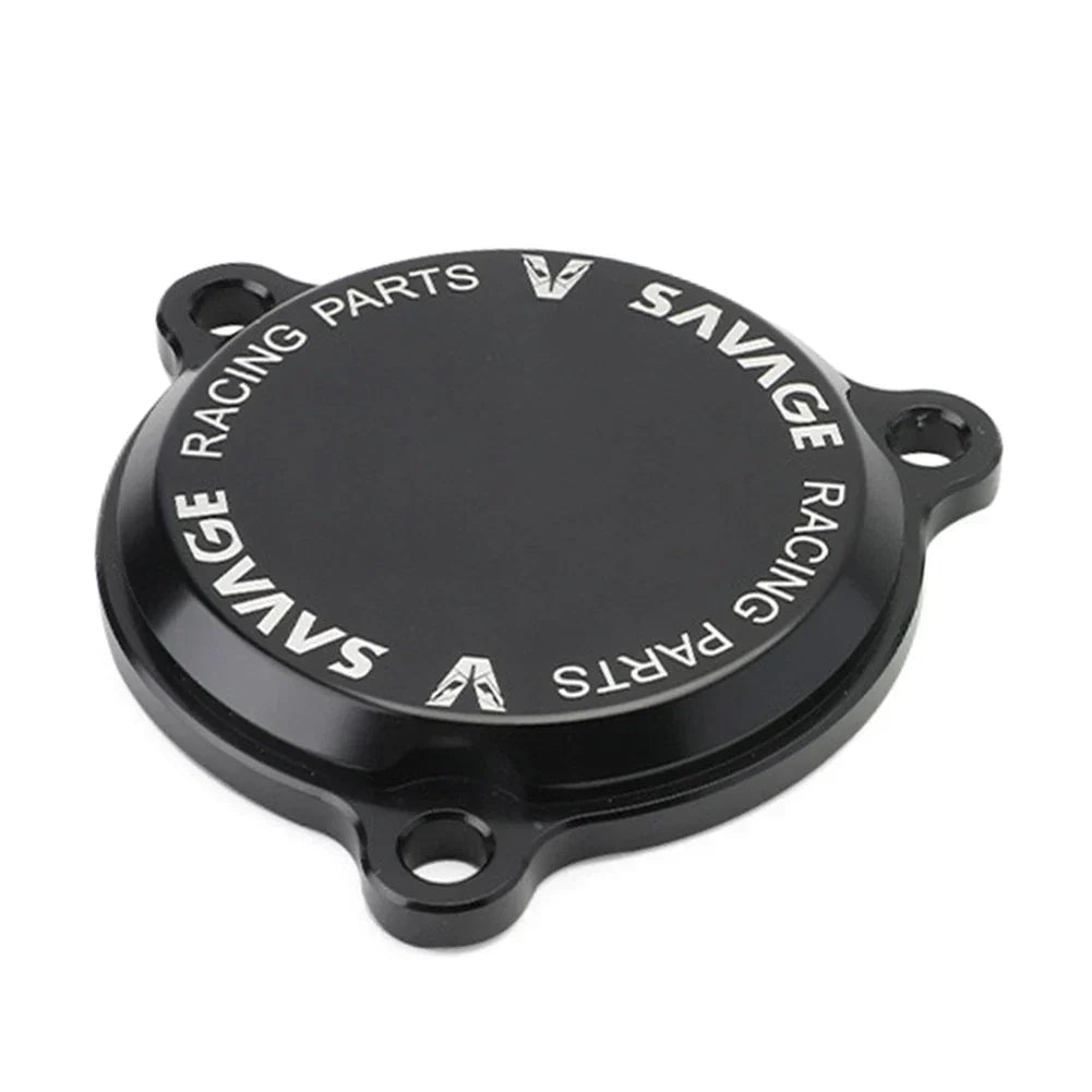 Engine Oil Filter Cover Cap Black for KAWASAKI KLX 140 140L 140G (2018-2023)