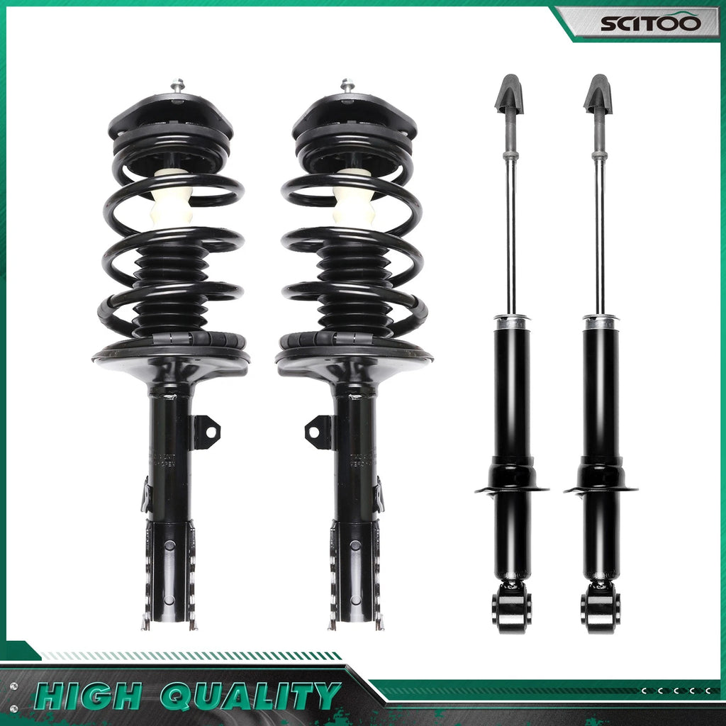 Front Complete Struts w/ Springs & Rear Shocks for Toyota Prius (2006–2009)