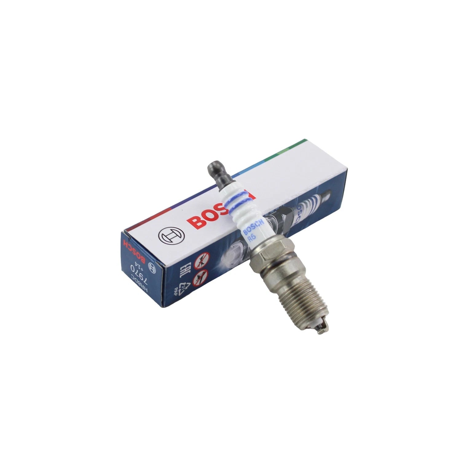 Spark Plug Set of 4 for Mercedes W201 190E (1984–1993) Bosch HR8DC