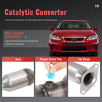 Catalytic Converter for Toyota Prius (2010–2015) / Lexus CT200H (2011–2013) / Prius V (2012–2013) 1.8L