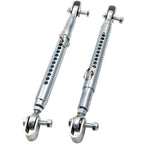 2X Adjustable Front End Tubular Travel Limiter for Drag Race Car