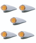 LED Cab Marker Lights Clear Lens Amber Front for Mack 1000 (1960–1975)