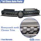 Grille with Chrome Trim for VW MK6 Golf/GTI/Jetta Sportwagen (2010–2014)