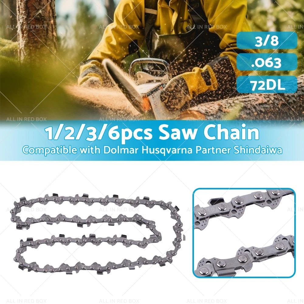 Chainsaw Chain 3/8 .063 72DL Semi Chisel for Husqvarna Stihl