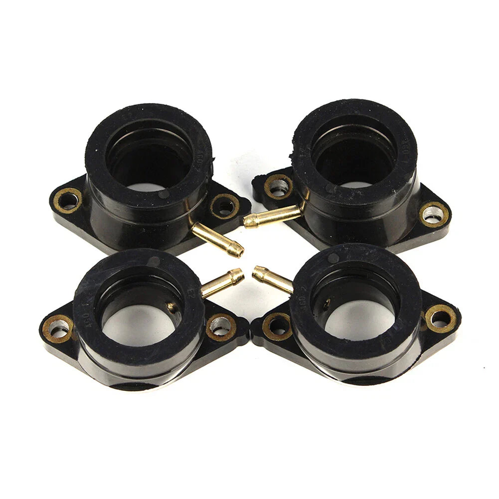 Carburetor Intake Flange Boot Set for Yamaha XJ550 Maxim, Seca (1981-1983)
