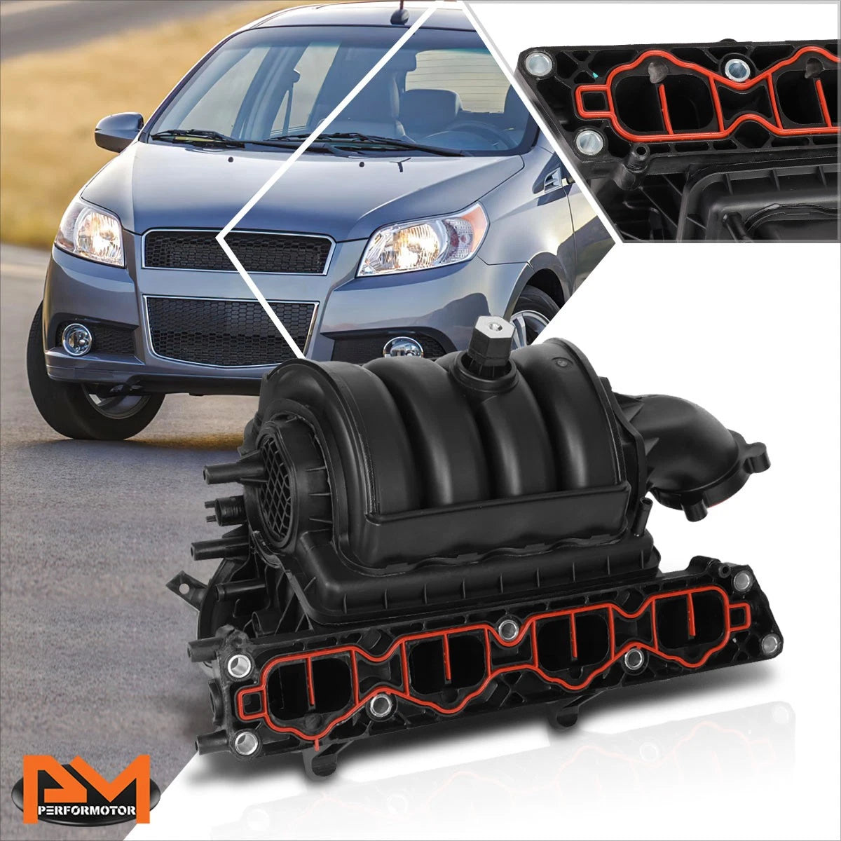 1-Piece Engine Intake Manifold for Chevy Aveo5/Pontiac G3 Wave (2009–2011)