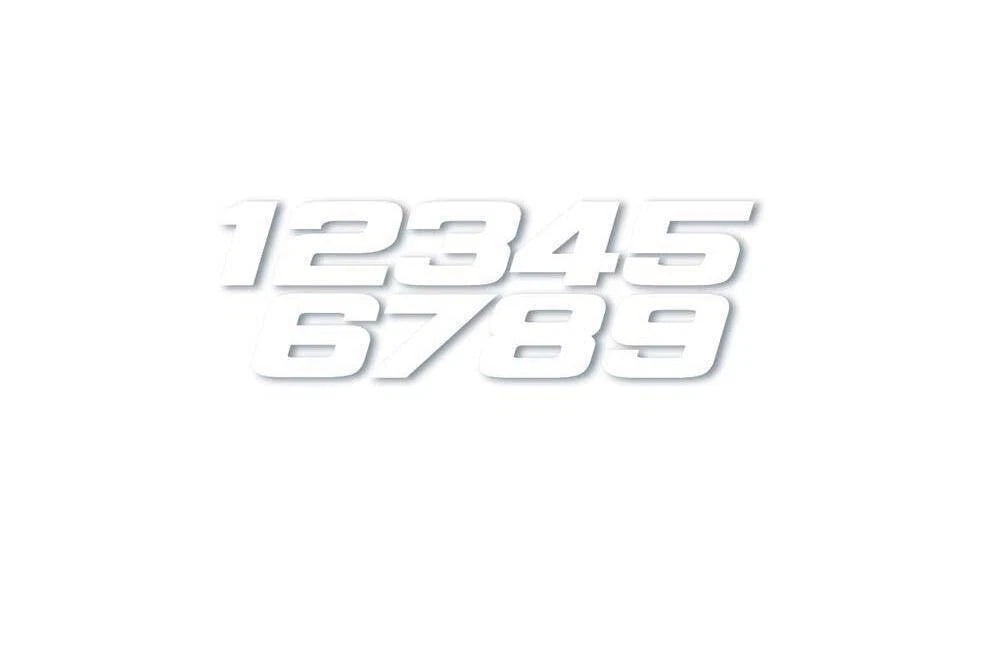 PHAT Number 5 Racing Plate Sticker Decals for One Industries