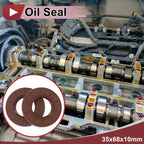 2X Oil Seal Rotary Shaft Seal FKM Rubber 35x68x10mm for Various Models