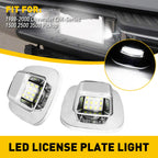 2X LED License Plate Lights for Chevy C/K 1500 2500 3500 (1988–2000)