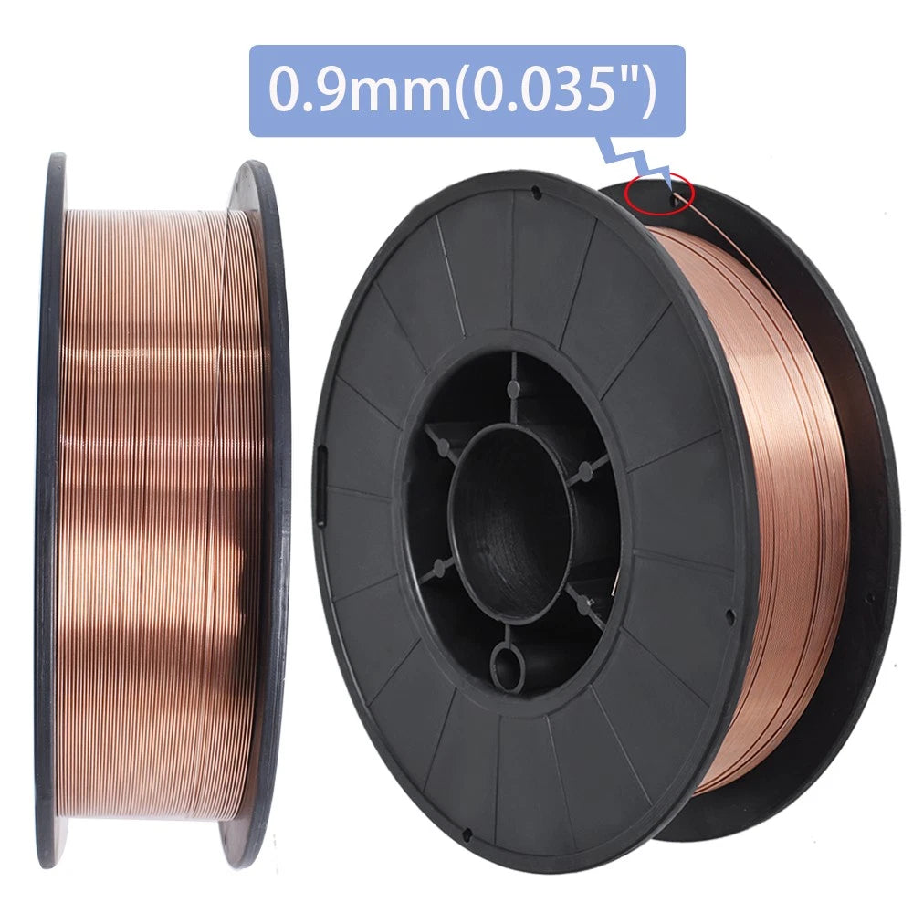 2 Pack Mild Steel MIG Welding Wire 0.035" for Welding Machines (10 lbs)