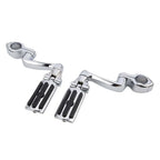 32mm Footpegs 360° Adjustable Long Mount Clamp 1-1/4in for Highway Bars