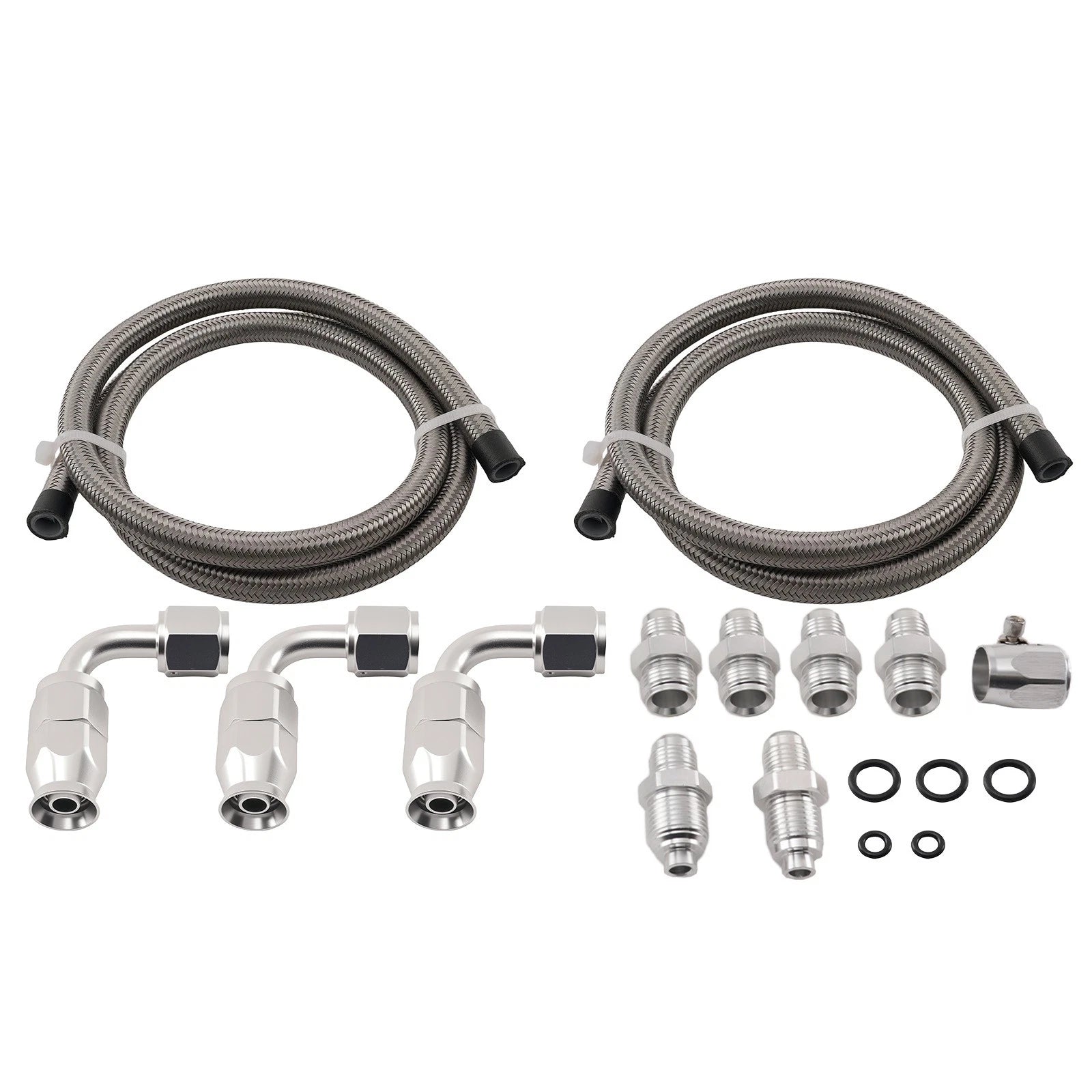 3FT Stainless Steel Power Steering Pump Hose for Universal Applications