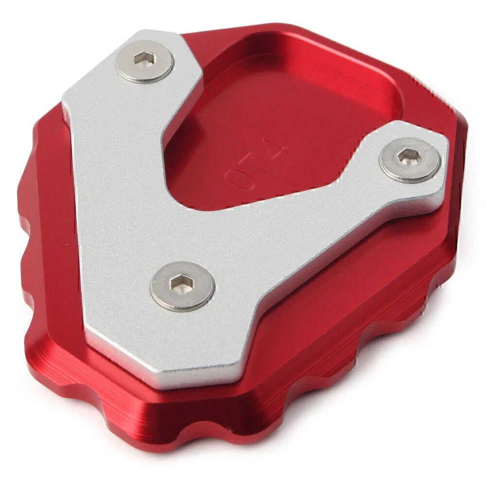 Red Side Stand Extension Kickstand Enlarger Plate for Honda CB500X (2019-2023)