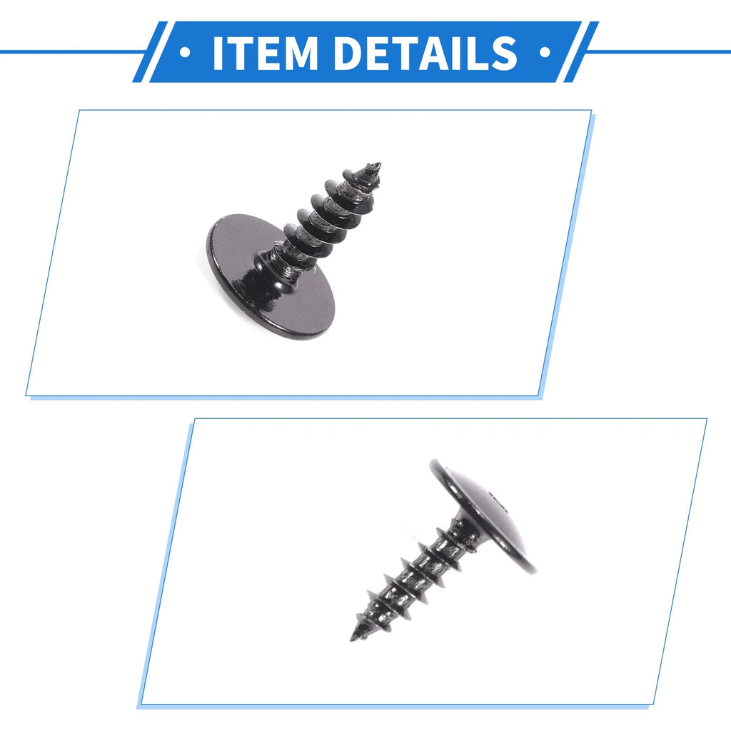 25 Pcs Fender Liner Splash Shield Bumper Cover Screw for Audi RS6 (2021–2022)