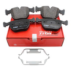 Set of 4 TRW Pro Low-Metallic Brake Pads for BMW E38 E39 E53 (1995–2003)
