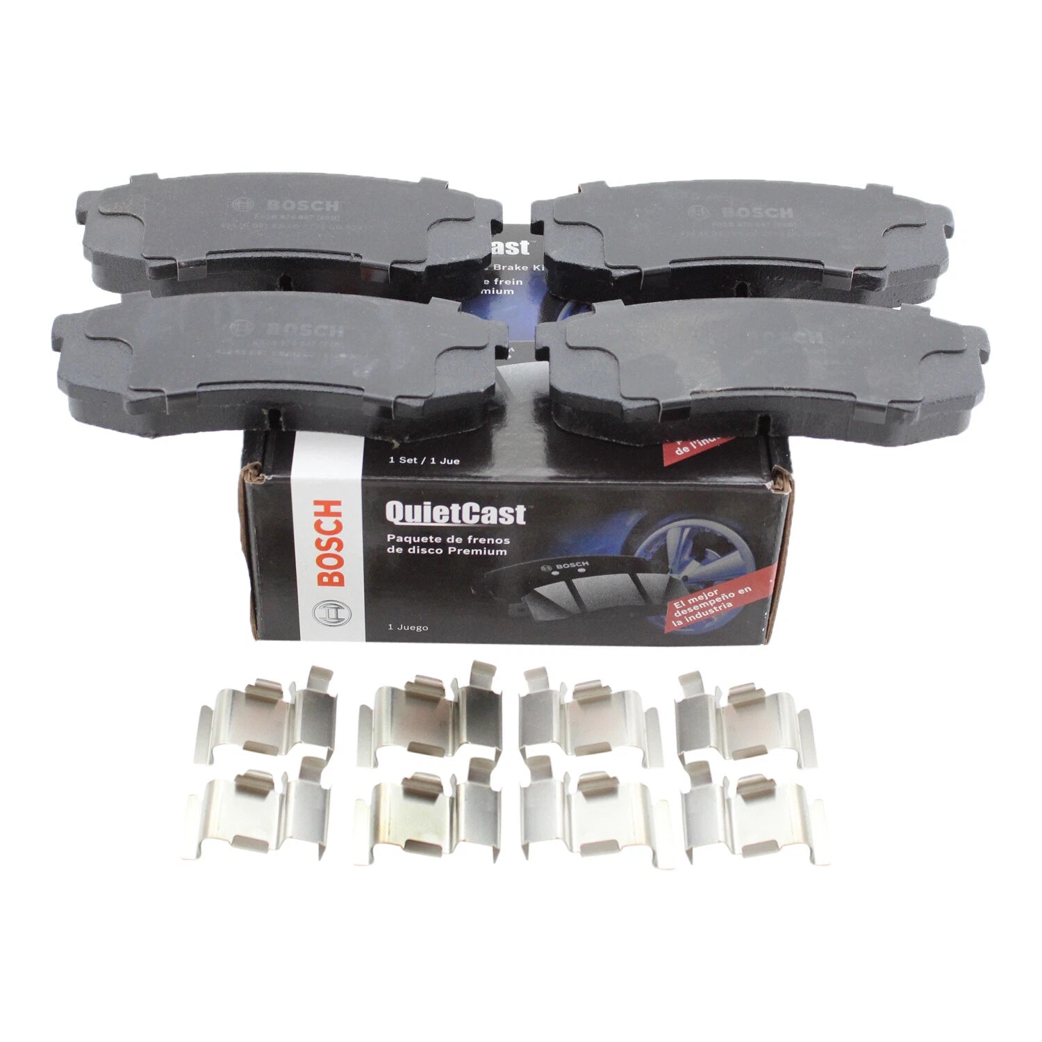 Bosch QuietCast Rear Ceramic Brake Pads Set for GX460 4Runner Sequoia (2010–2023)