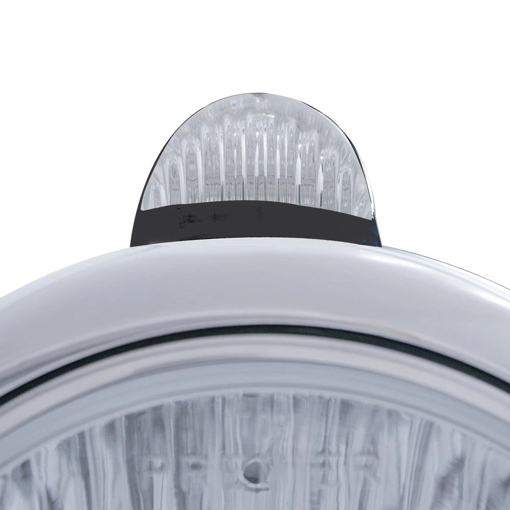 Headlight Housing with LED Signal for Black Guide 682-C (No Bulb) (2001–2006)