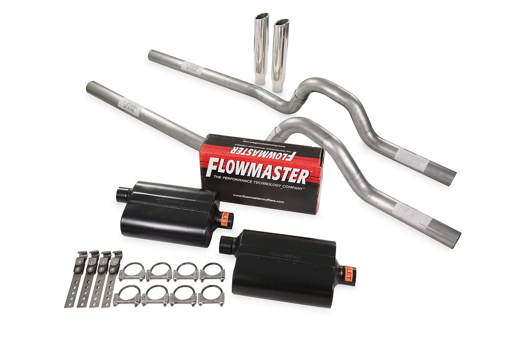 Dual Exhaust Kit for 1962–1966 Ford F-Series 2.5" Flowmaster Super 40