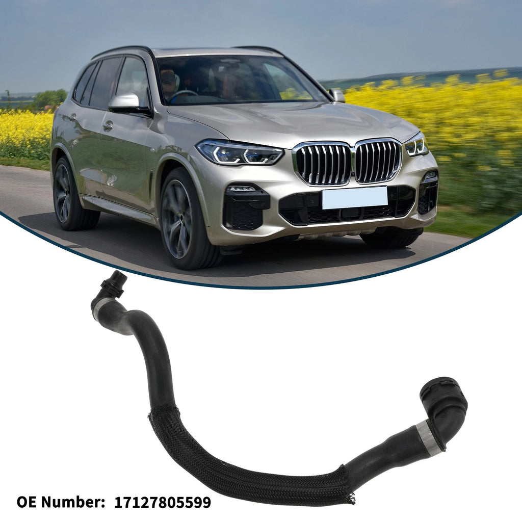 Radiator Hose Heater Hose for BMW X5 (2013) No. 17127805599 Black