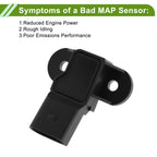 MAP Sensor for Audi A3 Quattro (2008–2009) No. 07C906051