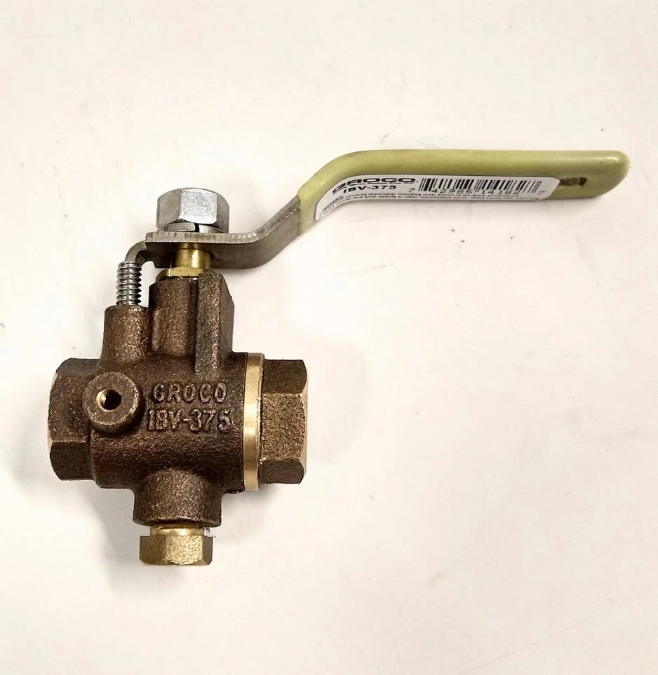 Bronze Ball Valve 3/8'' for Groco Mechanical Labs IBV-375