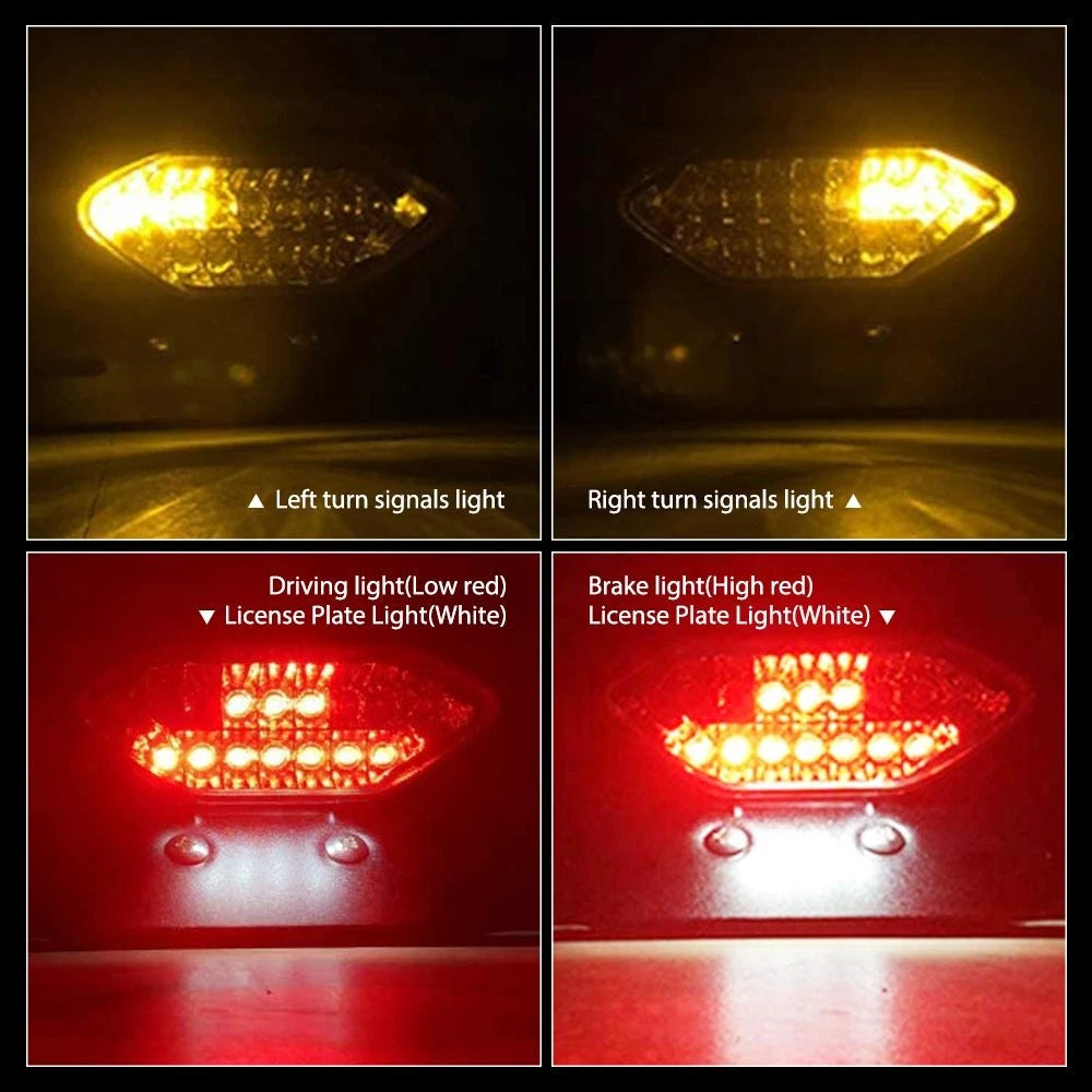 Universal Turn LED Signals Motorcycle Brake Tail Light for Motorcycles