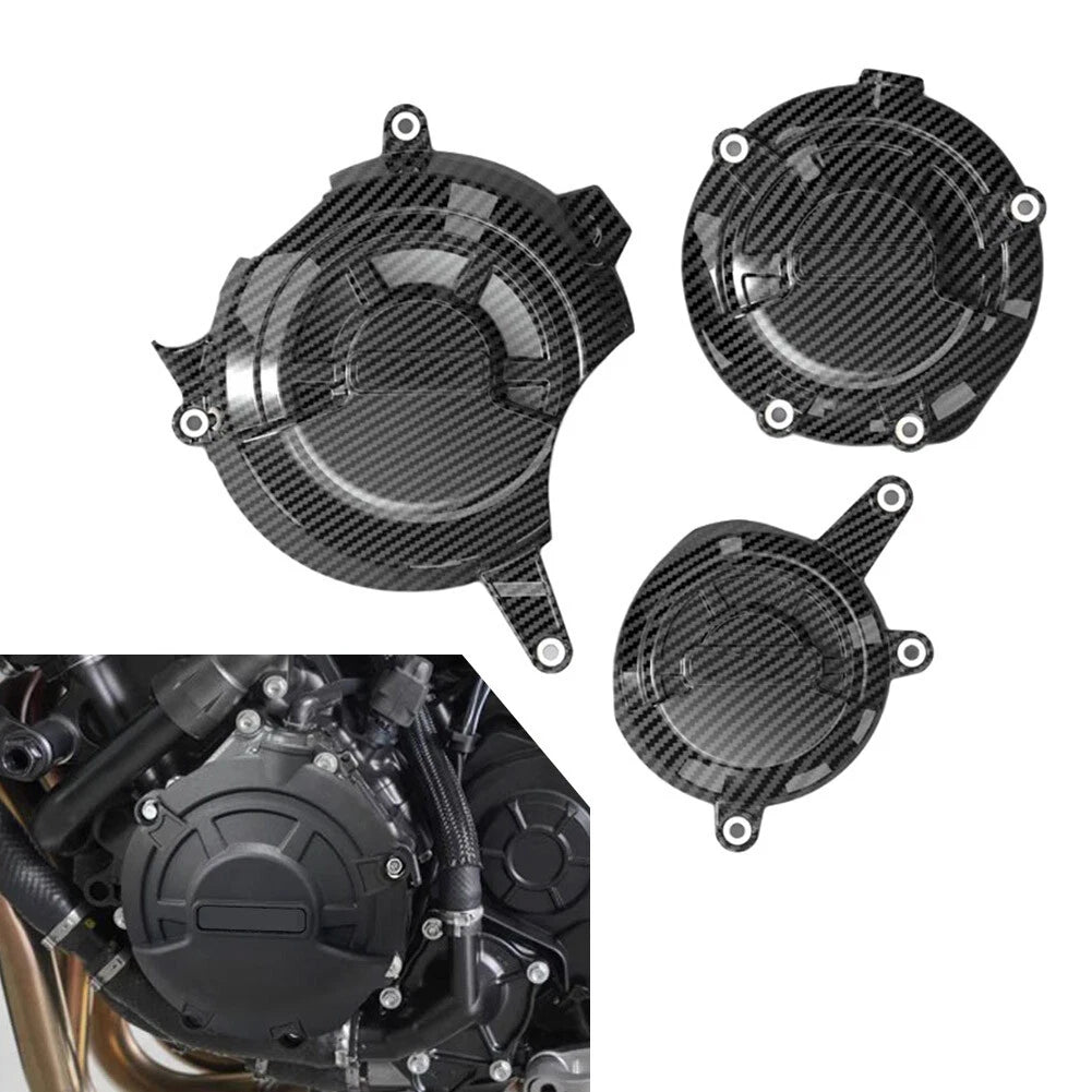 Carbon Fiber Look Engine Cover Protector Set for Honda CB1000R (2018–2023)