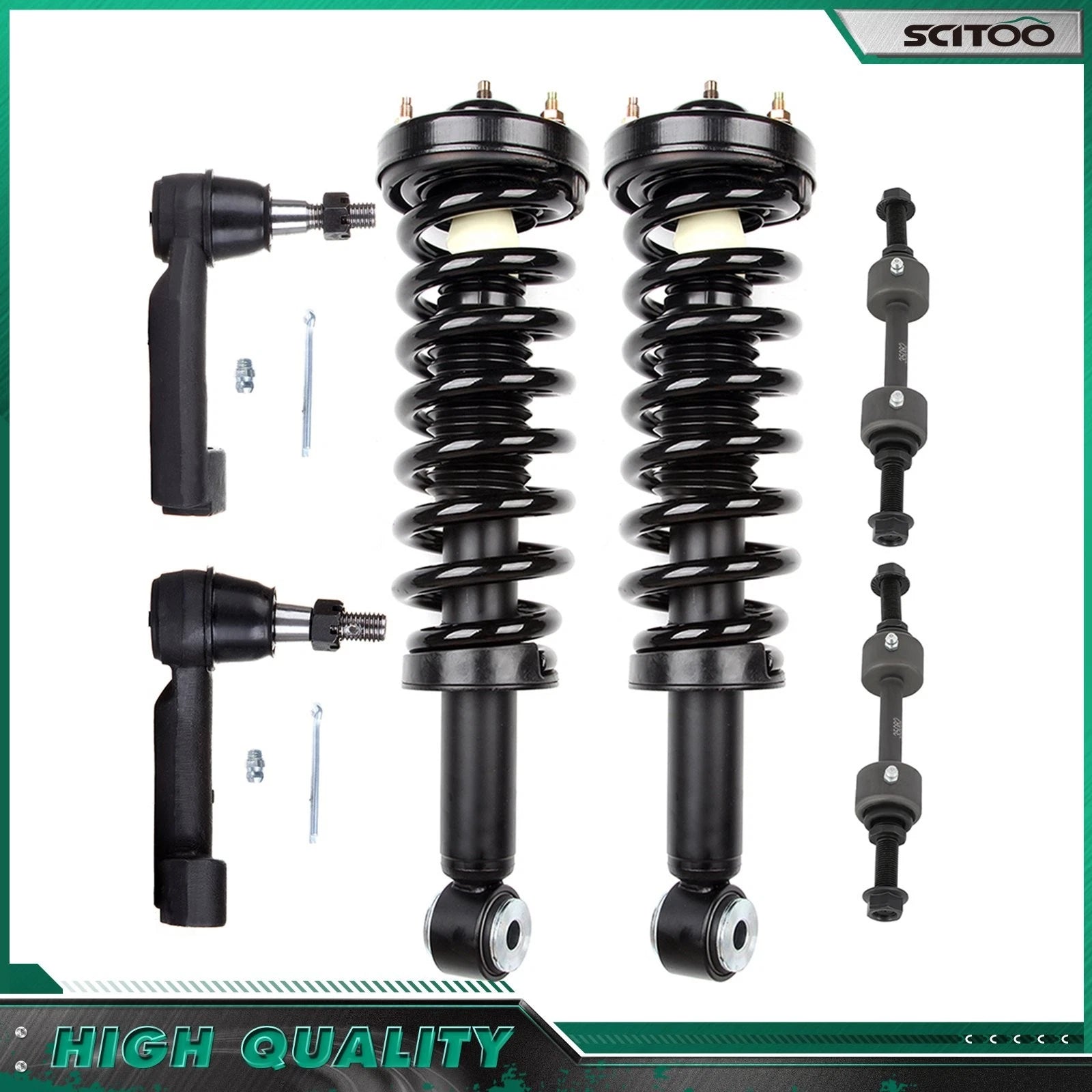 Front Struts, Sway Bars, Tie Rods for Ford Expedition Lincoln Navigator (2007–2013)
