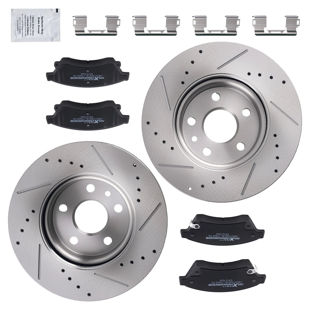 Front Brake Rotors and Pads Set for Chevrolet Cruze (2011–2015) S55185 D1522