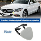 Front Left Headlight Washer Nozzle Cover for Mercedes-Benz (2010-2015)