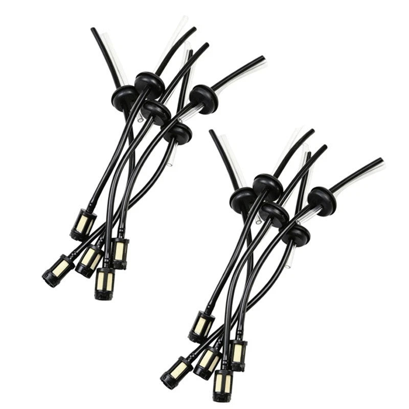 Fuel Line Hose with Tank Filter & Grommet for Chainsaw (10 Pack)
