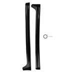 Side Extension Panel Kit for Honda Accord Sedan (2008-2012) Black ABS