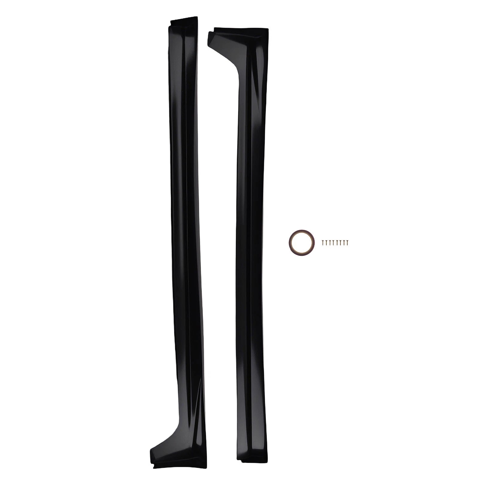 Side Extension Panel Kit for Honda Accord Sedan (2008-2012) Black ABS