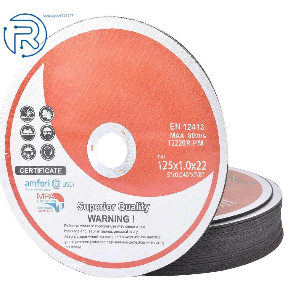 100 Pack Cut-off Wheels for Metal & Stainless Steel (5"×0.040"×7/8")