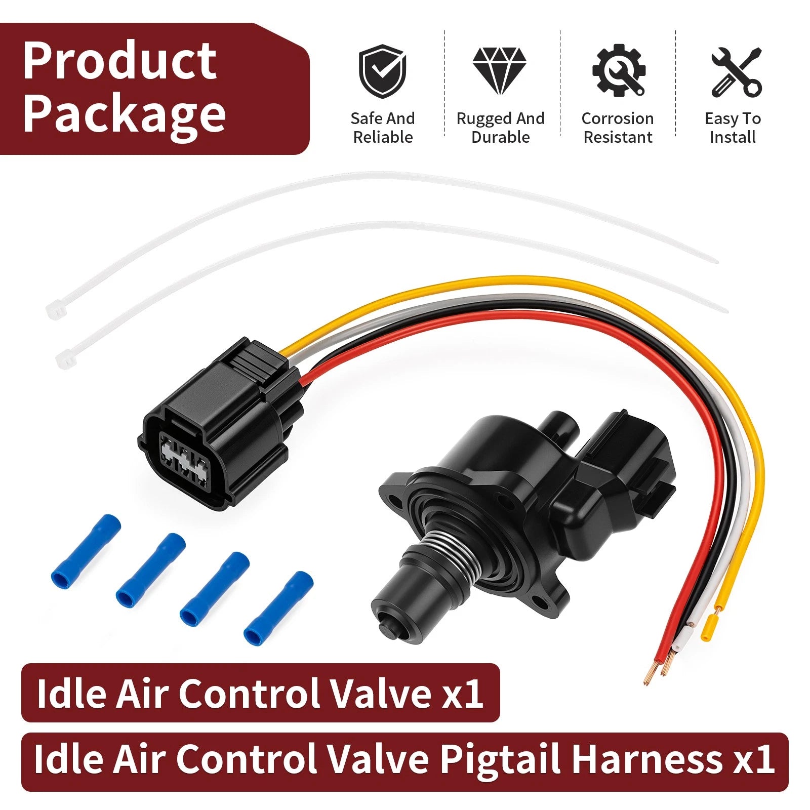 Idle Air Control Valve w/ Harness for Polaris Sportsman 850 XP 1000 (2013–2020)