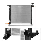 Cooling Radiator DPI-13521 for Kia Sorento 2.0T (2016–2018)