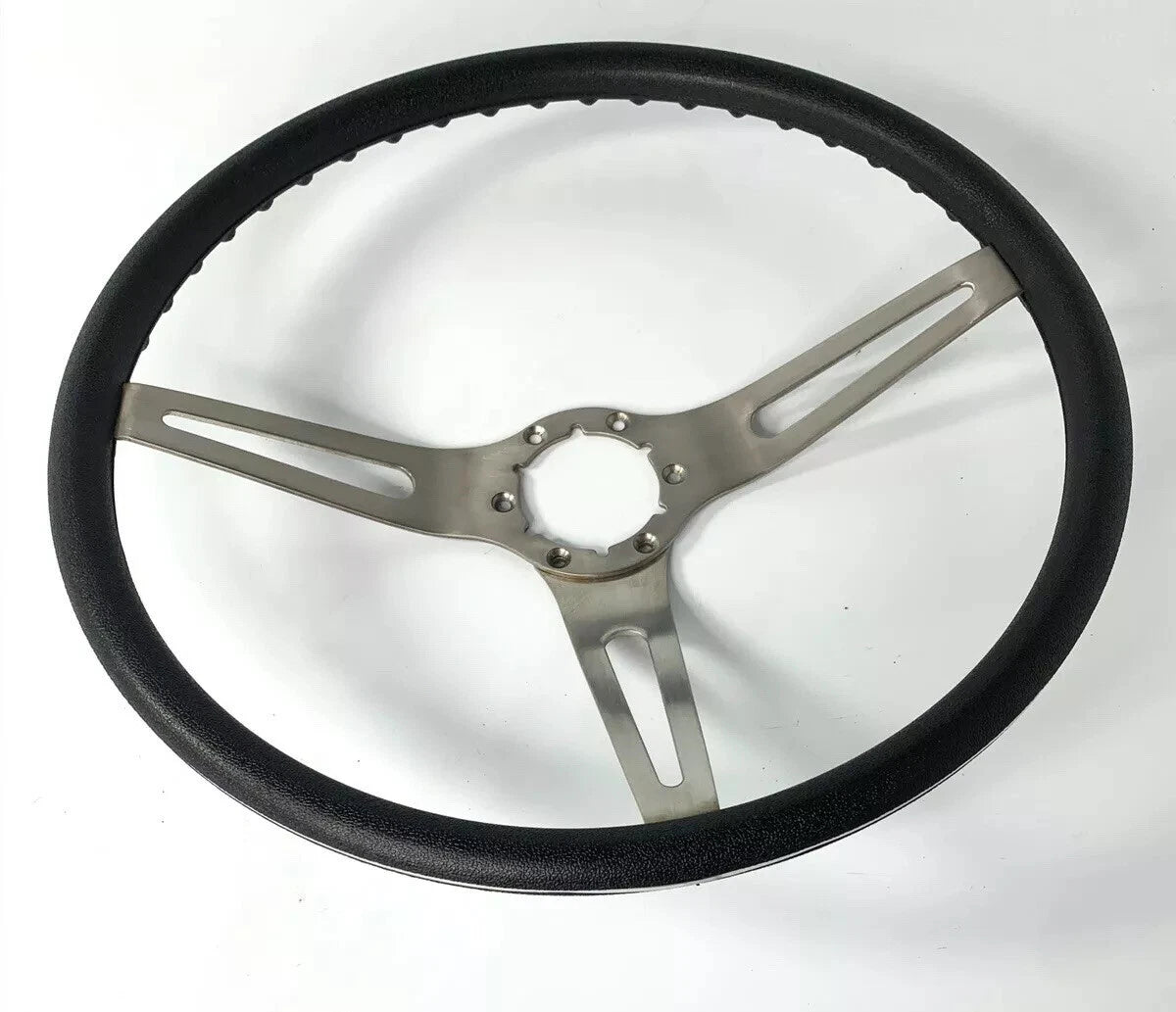 3 Spoke Steering Wheel Black Replacement for 1969-72 Chevy Chevelle