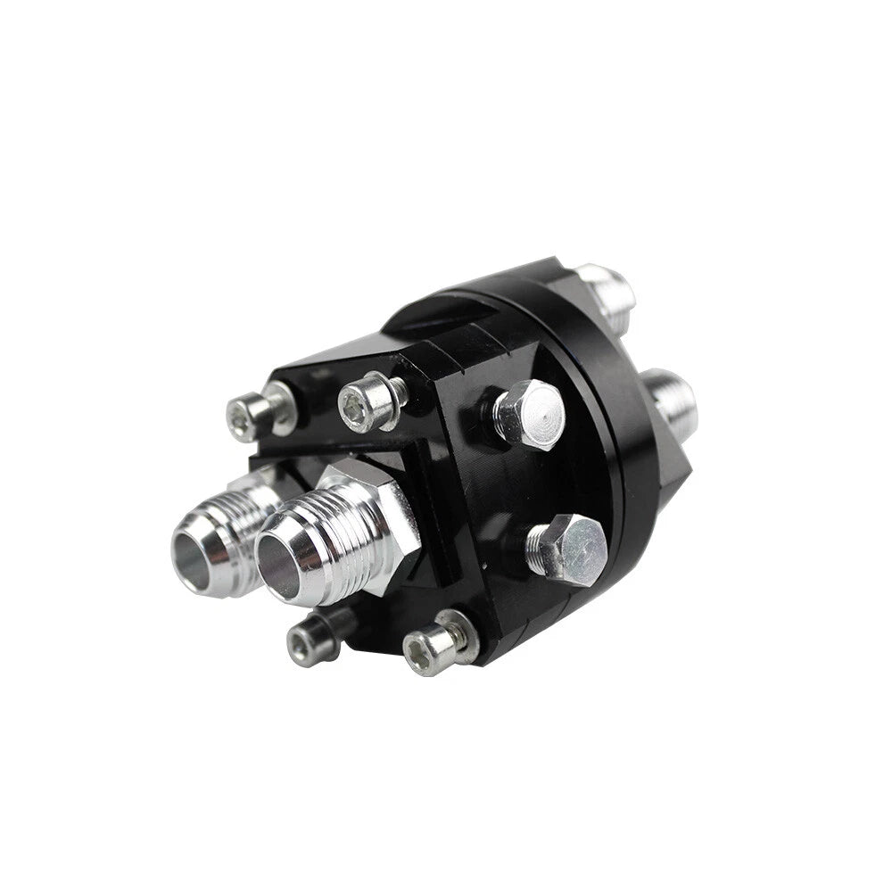 Oil Filter Relocation Kit with Universal Cooler Sandwich Plate Adapter