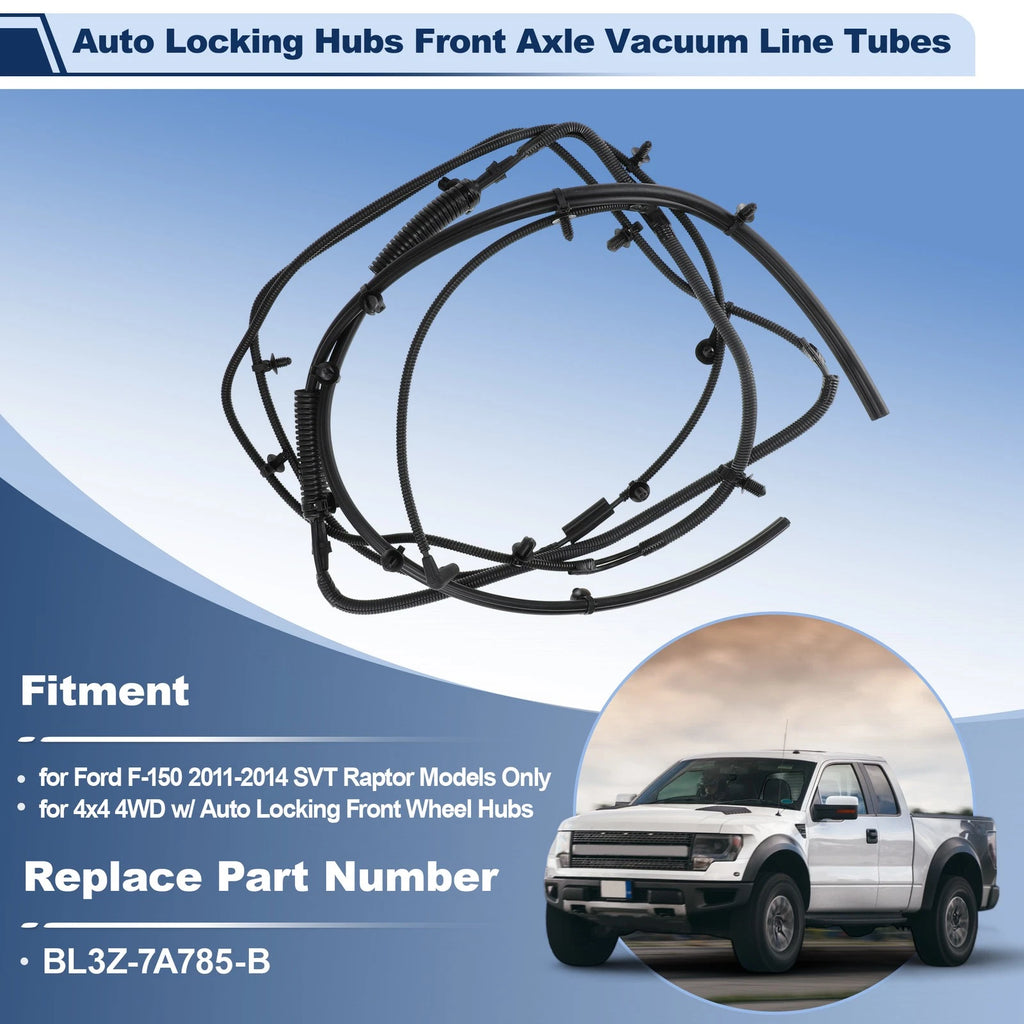 Auto Locking Hub Vacuum Lines for Ford F-150 Raptor (2010–2014) BL3Z7A785B