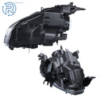 Set of 2 Xenon Headlights for Nissan Maxima (2009–2014) Dark Gray