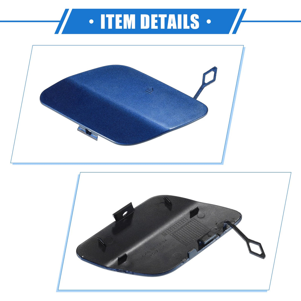 Tow Hook Eye Hole Cover Cap for Mercedes-Benz C300 Sedan (2016–2018) Blue