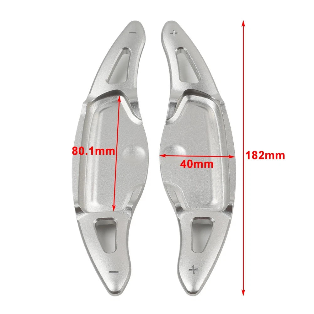 Set of 2 Red Steering Wheel Paddle Shifter Extensions for Kia Stinger (2018–2020)