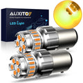 2X 1156 Amber LED Bulbs for AUXITO Tail Backup Reverse Turn Signals