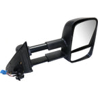 Towing Mirror for Chevy Silverado 1500 (2003–2006) Right Manual Fold Textured Black
